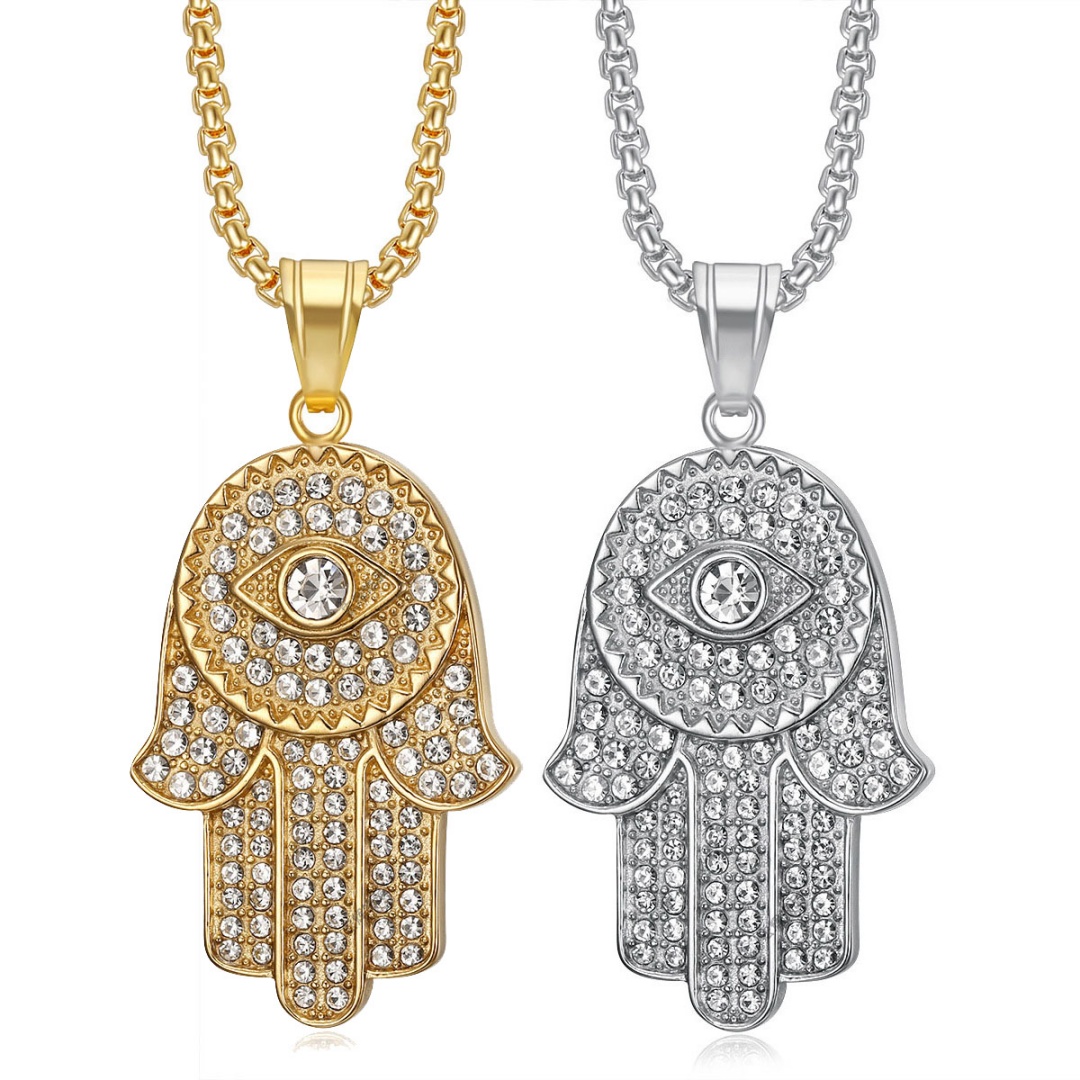Tulsi Holy Basil - Hip Hop Iced Out Bling Hamsa