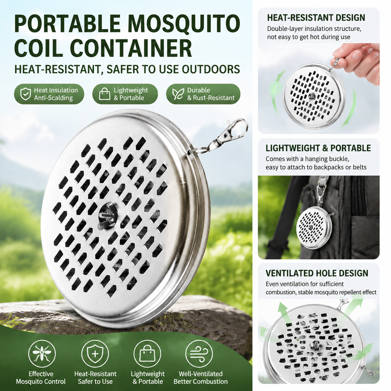 Outdoor Mosquito Coil Holder R – Tulsi Holy Basil Bewertung und Preis
